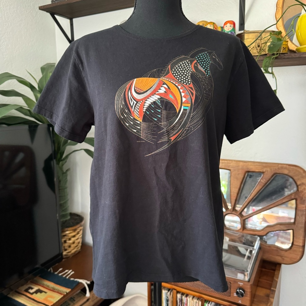 Sabaku Artwear Black Horse T-Shirt